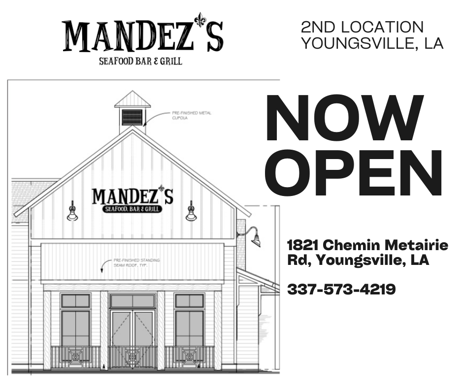 coming soon to Youngsville, La mandez's grill